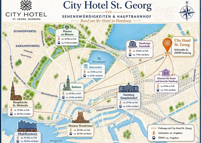 City Hotel St Georg Hamburg By Uniqstay Hamburg
